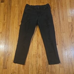 Aeropostale Black Mom Jeans Distressed